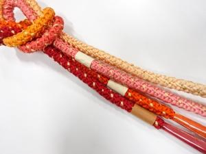 未使用品　正絹　手組帯締め